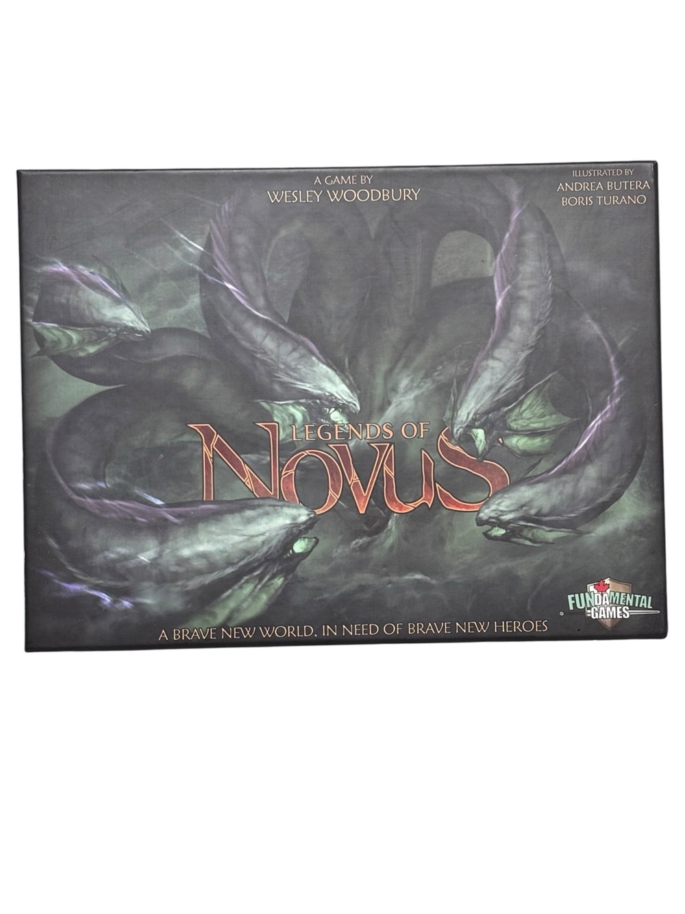 Legends of Novus 1-5 Player Sandbox Fantasy Adventure Board Game Ages 13  & up